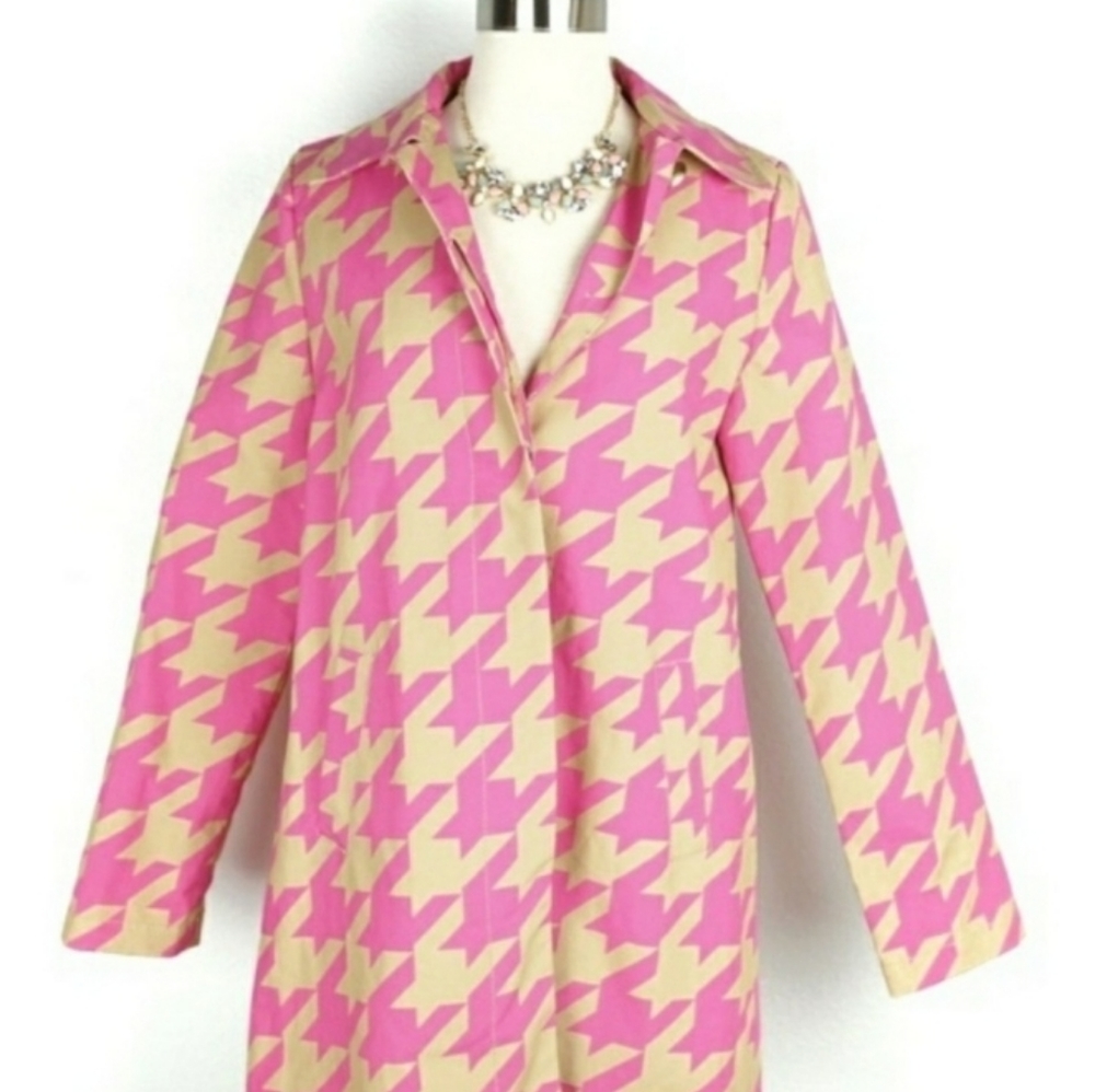 Isaac mizrahi houndstooth jacket. EUC